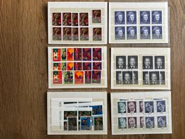 Briefmarken Liechtenstein mehrere 4-er Block`s, ungestempelt